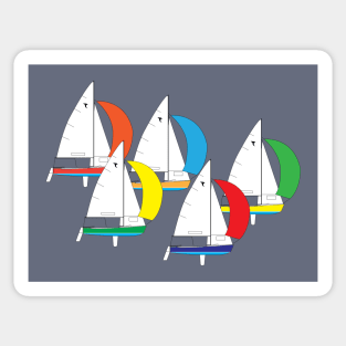 Tanzer 16 Sailboats Racing Sticker